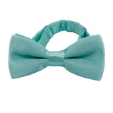Maxbell Kids Bow Tie Versatile Soft Tux Bowties for Birthdays Stage Performance Prom Blue Green