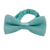 Maxbell Kids Bow Tie Versatile Soft Tux Bowties for Birthdays Stage Performance Prom Blue Green