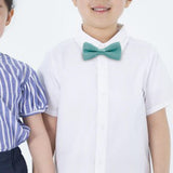 Maxbell Kids Bow Tie Versatile Soft Tux Bowties for Birthdays Stage Performance Prom Blue Green