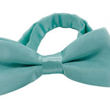 Maxbell Kids Bow Tie Versatile Soft Tux Bowties for Birthdays Stage Performance Prom Blue Green