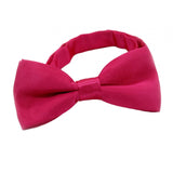 Maxbell Kids Bow Tie Versatile Soft Tux Bowties for Birthdays Stage Performance Prom Red