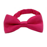 Maxbell Kids Bow Tie Versatile Soft Tux Bowties for Birthdays Stage Performance Prom Red