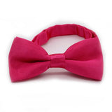Maxbell Kids Bow Tie Versatile Soft Tux Bowties for Birthdays Stage Performance Prom Red