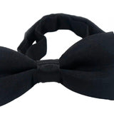 Maxbell Kids Bow Tie Versatile Soft Tux Bowties for Birthdays Stage Performance Prom Black