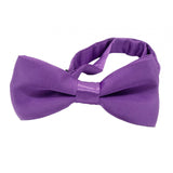Maxbell Kids Bow Tie Versatile Soft Tux Bowties for Birthdays Stage Performance Prom Purple