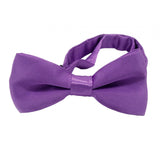 Maxbell Kids Bow Tie Versatile Soft Tux Bowties for Birthdays Stage Performance Prom Purple