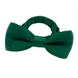 Maxbell Kids Bow Tie Versatile Soft Tux Bowties for Birthdays Stage Performance Prom Dark Green