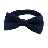 Maxbell Kids Bow Tie Versatile Soft Tux Bowties for Birthdays Stage Performance Prom Deep Blue