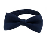 Maxbell Kids Bow Tie Versatile Soft Tux Bowties for Birthdays Stage Performance Prom Deep Blue