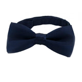 Maxbell Kids Bow Tie Versatile Soft Tux Bowties for Birthdays Stage Performance Prom Deep Blue