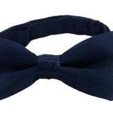 Maxbell Kids Bow Tie Versatile Soft Tux Bowties for Birthdays Stage Performance Prom Deep Blue