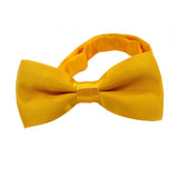 Maxbell Kids Bow Tie Versatile Soft Tux Bowties for Birthdays Stage Performance Prom Yellow