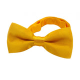 Maxbell Kids Bow Tie Versatile Soft Tux Bowties for Birthdays Stage Performance Prom Yellow