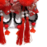 Maxbell New Year Hair Clips Chinoiserie Hair Barrettes for Birthday Holiday New Year Style A