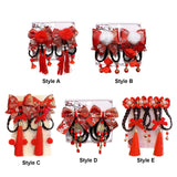 Maxbell New Year Hair Clips Chinoiserie Hair Barrettes for Birthday Holiday New Year Style A