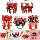 Maxbell New Year Hair Clips Chinoiserie Hair Barrettes for Birthday Holiday New Year Style A