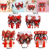 Maxbell New Year Hair Clips Chinoiserie Hair Barrettes for Birthday Holiday New Year Style A