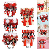 Maxbell New Year Hair Clips Chinoiserie Hair Barrettes for Birthday Holiday New Year Style A