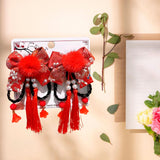 Maxbell New Year Hair Clips Chinoiserie Hair Barrettes for Birthday Holiday New Year Style A