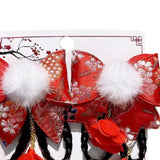 Maxbell New Year Hair Clips Chinoiserie Hair Barrettes for Birthday Holiday New Year Style B