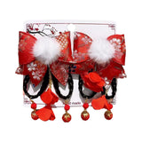 Maxbell New Year Hair Clips Chinoiserie Hair Barrettes for Birthday Holiday New Year Style B