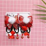 Maxbell New Year Hair Clips Chinoiserie Hair Barrettes for Birthday Holiday New Year Style B