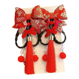 Maxbell New Year Hair Clips Chinoiserie Hair Barrettes for Birthday Holiday New Year Style C