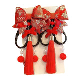 Maxbell New Year Hair Clips Chinoiserie Hair Barrettes for Birthday Holiday New Year Style C