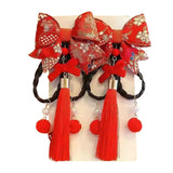 Maxbell New Year Hair Clips Chinoiserie Hair Barrettes for Birthday Holiday New Year Style C