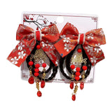 Maxbell New Year Hair Clips Chinoiserie Hair Barrettes for Birthday Holiday New Year Style D