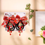 Maxbell New Year Hair Clips Chinoiserie Hair Barrettes for Birthday Holiday New Year Style D