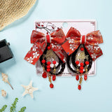 Maxbell New Year Hair Clips Chinoiserie Hair Barrettes for Birthday Holiday New Year Style D