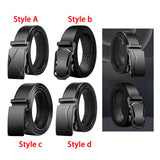 Maxbell 5xAutomatic Buckle Belt Business Belt for Men's Gift Business Suit Middle Aged Style A