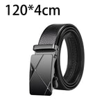 Maxbell 6xAutomatic Buckle Belt Business Belt for Men's Gift Business Suit Middle Aged Style A