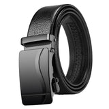 Maxbell 2xAutomatic Buckle Belt Business Belt for Men's Gift Business Suit Middle Aged Style D