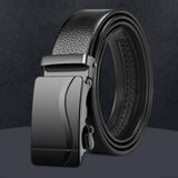Maxbell 2xAutomatic Buckle Belt Business Belt for Men's Gift Business Suit Middle Aged Style D