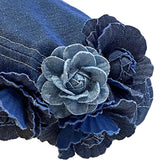 Maxbell 5xWomen Beret Hat Gift Casual Comfortable Painter Hat for Autumn Spring Hiking Denim Color