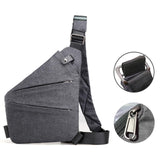 Maxbell Maxbell Sling Bag for Men Utility Bag Water Resistant for Travel Casual Shoulder Bag Gray Right