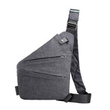 Maxbell Maxbell Sling Bag for Men Utility Bag Water Resistant for Travel Casual Shoulder Bag Gray Right