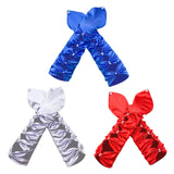 Maxbell Long Opera Party Gloves Women Lady for Masquerade Dinner Dress Evening Party Blue