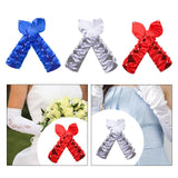 Maxbell Long Opera Party Gloves Women Lady for Masquerade Dinner Dress Evening Party Blue