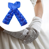 Maxbell Long Opera Party Gloves Women Lady for Masquerade Dinner Dress Evening Party Blue