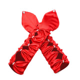 Maxbell Long Opera Party Gloves Women Lady for Masquerade Dinner Dress Evening Party Red