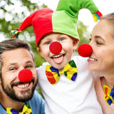 Maxbell 6x50x Red Clown Noses Bulk Costume Accessory for Performance Birthday Festival