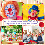 Maxbell 4x50x Red Clown Noses Bulk Costume Accessory for Performance Birthday Festival