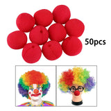Maxbell 6x50x Red Clown Noses Bulk Costume Accessory for Performance Birthday Festival