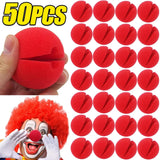 Maxbell 5x50x Red Clown Noses Bulk Costume Accessory for Performance Birthday Festival