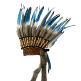 Maxbell 2xChief Indian Hat Feather Headdress for Fancy Dress Cosplay Stage Performance