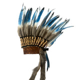 Maxbell 2xChief Indian Hat Feather Headdress for Fancy Dress Cosplay Stage Performance