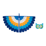 Maxbell Kids Animal Birds Wings Cloak Set Fun for Pretend Play Party Gift Masquerade Style A
